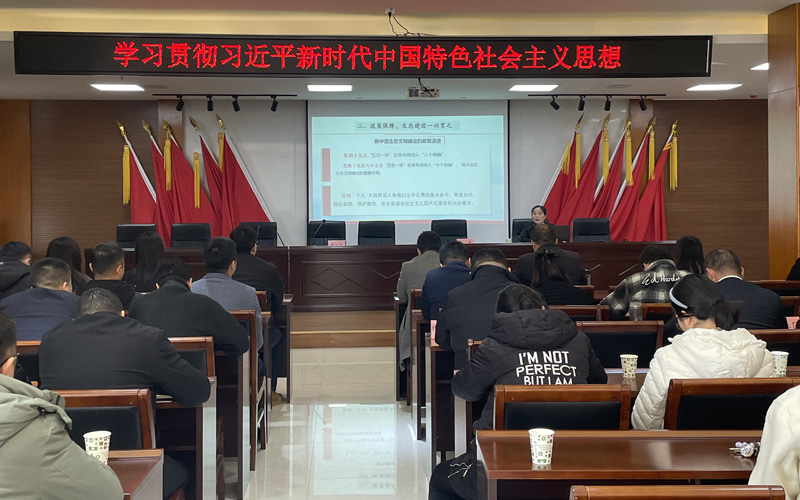 “学思想、强党性、重实践、建新功”主题教育宣讲活动现场