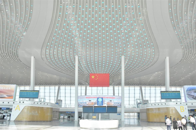 湖北省武汉市天河机场T2航站楼。