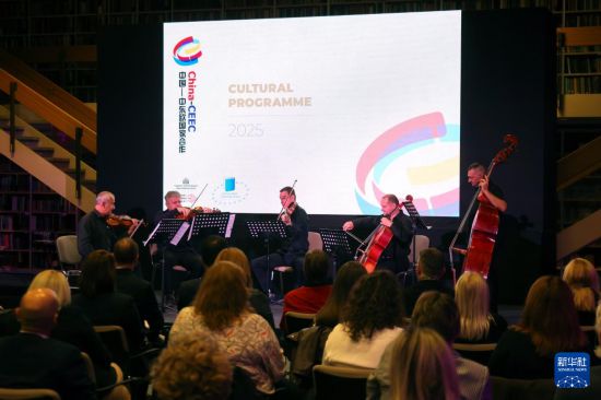 这是10月20日在匈牙利首都布达佩斯拍摄的论坛现场。新华社发(弗尔季·奥蒂洛摄)