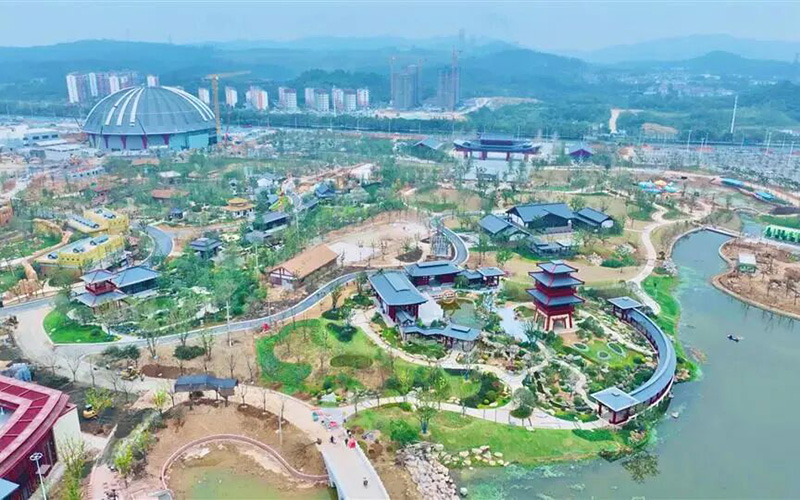 鄂州园博园。
